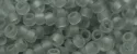 (image for) TOHO 15/o Round Seed Bead-Light Black Diamond Transparent Matte. 15T9F