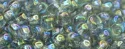 (image for) TOHO 15/o Round Seed Bead-Light Black Diamond Transparent Rainbow. 15T176