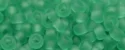 (image for) TOHO 15/o Round Seed Bead-Light Emerald Green Transparent Matte. 15T72F