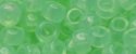 (image for) TOHO 15/o Round Seed Bead-Light Green Translucent. 15T1144
