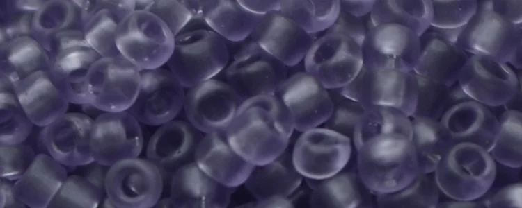 (image for) TOHO 15/o Round Seed Bead-Light Purple Transparent Matte. 15T19F