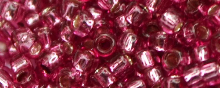 (image for) TOHO Size 6/o Round Seed Bead-Mauve Silver Lined 6T2218