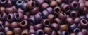 (image for) TOHO 15/o Round Seed Bead-Purple Iris Metallic Matte. 15T704