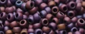 (image for) TOHO 15/o Round Seed Bead-Purple Iris Metallic Matte. 15T704