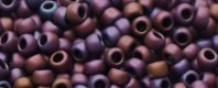 (image for) TOHO 15/o Round Seed Bead-Purple Iris Metallic Matte. 15T704