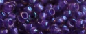 (image for) TOHO 15/o Round Seed Bead-Purple Lined Amethyst Transparent. 15T928