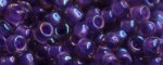 (image for) TOHO 15/o Round Seed Bead-Purple Lined Amethyst Transparent. 15T928