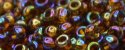 (image for) TOHO 15/o Round Seed Bead-Smoke Topaz Transparent Rainbow. 15T177