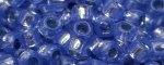(image for) TOHO 15/o Round Seed Bead-Tanzanite Opal Silver Lined PermaFinish. 15TPF2123