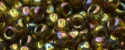 (image for) TOHO 15/o Round Seed Bead-Topaz Iris Gold Luster. 15T459