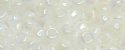 (image for) TOHO 15/o Round Seed Bead-White Opaque Rainbow. 15T401