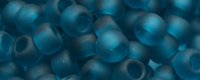 (image for) TOHO Size 6/o Round Seed Bead-Blue Zircon Transparent Matte 6T7BDF