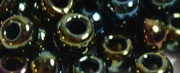 (image for) TOHO Size 6/o Round Seed Bead-Green Iris Metallic 6T84