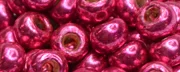 (image for) TOHO Size 6/o Round Seed Bead-Hot Pink Galvanized PermaFinish 6TPF563