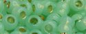 (image for) TOHO Size 6/o Round Seed Bead-Lime Opal Silver Lined PermaFinish 6TPF2103