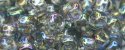(image for) TOHO Size 6/o Round Seed Bead-Light Black Diamond Transparent Rainbow 6T176