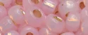 (image for) TOHO Size 6/o Round Seed Bead-Pink Opal Silver Lined PermaFinish 6TPF2105