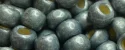 (image for) TOHO Size 6/o Round Seed Bead-Silver Grey Galvanized Matte PermaFinish 6TPF565F