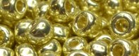 (image for) TOHO Size 6/o Round Seed Bead-Yellow Gold Galvanized PermaFinish 6TPF559