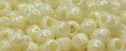 (image for) TOHO 11/o Round-Light Cream Opaque Rainbow. 11T409
