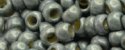 (image for) TOHO 8/o Round Seed Bead-Silver Grey Galvanized Matte PermaFinish #8TPF565F
