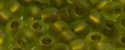 (image for) TOHO Size 6/o Round Seed Bead-Bronze Lined Peridot Rainbow Matte 6T996FM