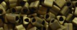 (image for) TOHO Size 11/o Triangle Shape Seed Bead-Dark Gold Bronze Metallic Matte