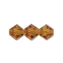 (image for) Preciosa Crystal-3mm Bicone Topaz * 144 Pieces
