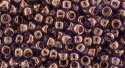 (image for) TOHO 8/o Round Seed Bead-Amethyst Gold Luster #8T202