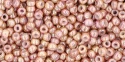 (image for) TOHO 11/o Round-Mauve/Peach Marbled Opaque. 11T1201
