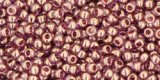 TOHO 11/o Round-Light Amethyst Gold Luster. 11T203 (image for) TOHO 11/o Round-Light Amethyst Gold Luster. 11T203