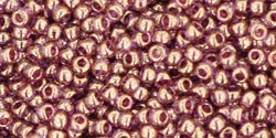 (image for) TOHO 11/o Round-Light Amethyst Gold Luster. 11T203