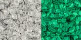 (image for) TOHO 11/o Round-Glow in the Dark-Crystal / Bright Green. 11T2710