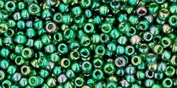 (image for) TOHO 11/o Round-Olivine Gold Luster. 11T322