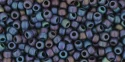 (image for) TOHO 11/o Round-Navy Blue Iris Metallic Matte. 11T82F