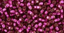 (image for) TOHO 8/o Round Seed Bead-Dragon Fruit Silver Lined #8T2223