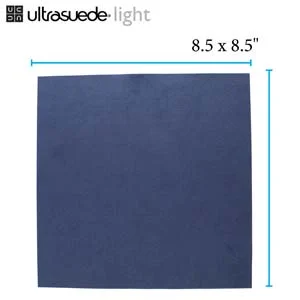 (image for) Ultrasuede - Light Blue Nova 8.5" x 8.5" Packaged in a Tube