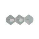 (image for) Preciosa Crystal-4mm Bicone White Opal * 144 Pieces