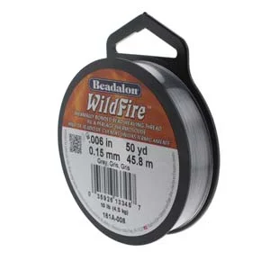 (image for) Beadalon WILDFIRE * .006 * GREY 50 Yard Spool