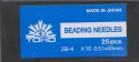 (image for) TOHO Beading Needle #10 (0.51x43mm) * 25 Needles #ZB-4