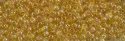 (image for) TOHO 15/o Round Seed Bead- Light Topaz Transparent Rainbow. 15T162