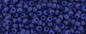 (image for) TOHO 15/o Round Seed Bead. Semi-Glazed Midnight Blue. 15T2607F