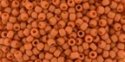 (image for) TOHO 15/o Round Seed Bead. Semi-Glazed Orange Sunset. 15T2611F