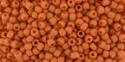(image for) TOHO 8/o Round Seed Bead. Semi-Glazed Orange Sunset #8T2611F