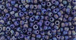 (image for) TOHO 8/o Round Seed Bead. Semi-Glazed Rainbow Midnight Blue #8T2637F