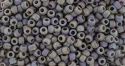 (image for) TOHO 15/o Round Seed Bead. Semi-Glazed Rainbow Purple Smoke. 15T2638F