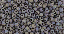 (image for) TOHO 11/o Round-Semi-Glazed Rainbow Purple Smoke. 11T2638F