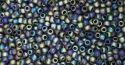 (image for) TOHO 11/o Round-Semi-Glazed Rainbow Black. 11T2642F