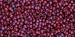 (image for) TOHO 11/o Round-Cranberry Gold Luster Matte. 11T332F