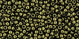 (image for) TOHO 11/o Round-Jet Gold Luster. 11T422